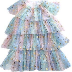 Lola + the Boys Tiered Star Party Dress